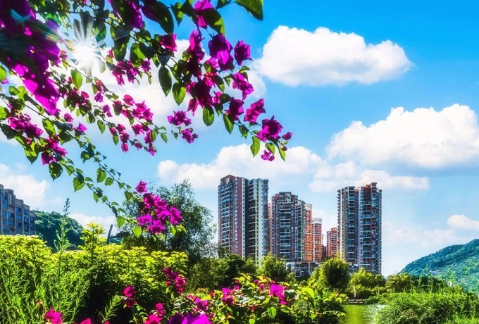 浅析浩瀚体育平台小区居住绿化建设